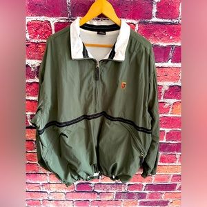 Vintage Nike Half Zip Tennis Court Windbreaker